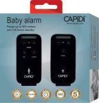 Mobiilne beebimonitor CAPiDi, must