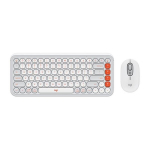 Desktop Logitech Pop Icon Combo US (W), white