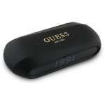 Guess słuchawki Bluetooth GUTWSC2MCDSK TWS + stacja dokująca czarny|black Elongated Metalic Printed Logo