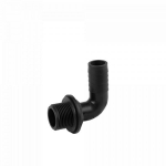 Nurgaliitmik Bradas PIN LUG PP tihendiga, 1" v&auml;liskeere - 1" voolikule