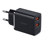 MCDODO V&Auml;IKE UNIVERSAALNE TELEFONI SEINALAADIJA TOITEPLOKK 2X USB 12W