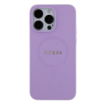 Guess GUHMP16XPSAHMCU iPhone 16 Pro Max 6.9" fioletowy|purple harcase Saffiano MagSafe