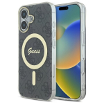Guess GUHMP16MH4STK iPhone 16 Plus 6.7" czarny|black hardcase IML 4G MagSafe