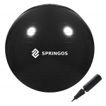 V&otilde;imlemispall pumbaga Springos FB0015, 85 cm, must