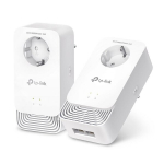 TP-Link | PG2400P KIT V1 - powerline adapter kit - wall-pluggable | 1428 Mbps