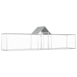 vidaXL kanakuut, 5 x 1 x 1,5 m, tsingitud teras