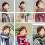 Naiste sallid,Superpehme klassikaline ka&scaron;miirist talvesall,280g ruuduline roosa