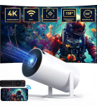 Android 11 projektor 4K Wifi eraldusv&otilde;imega 1280 &times; 720p videoprojektor