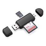 Kontoritooted, USB SD-kaardi lugeja SD/Micro SD-m&auml;lukaardilugeja OTG-adapter SD-kaart USB