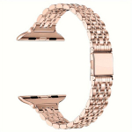 Nutikell &Otilde;huke roostevaba terasest kellarihm Apple Watchile., Rose Golden