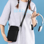 Naiste ehtekomplektid, v&auml;ike Crossbody k&auml;ekott &ndash; mobiiltelefoni rahakott reisikott, &otilde;lakott, must