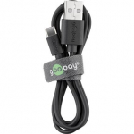 Goobay USB A - USB C kaabel 3 m, must