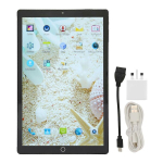 Tahvelarvuti 10,1-Tolline Tahvelarvuti 6G Ram 128G Rom 1920X1080 Ips Mt6753 Octa Core 2.4G 5G Wifi Helistamistahvelarvuti Android 11 100-240V &Uuml;hendkuningriigi Pistik