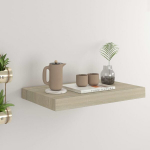 vidaXL seinariiul, tammev&auml;rvi, 40 x 23 x 3,8 cm MDF