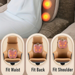 Soojendusega Kaela ja Selja Massaažipadi, 3D Masseerimispadi.