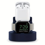 Silikoonist 3-&uuml;hes Juhtmevaba Laadimisalus iPhone, Kella ja AirPods jaoks.