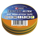 Insulating Tape PVC 19mm/20m green/yellow, EMOS