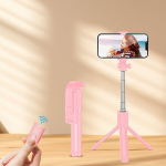 Teleskoopiline Selfie Pulk - Statiiv Koos Juhtmevaba Kaugjuhtimispuldiga