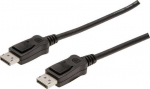 Displayporti kaabel klambritega, 1m, must, 1080p 60hz