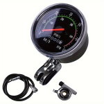 PVC Mehaaniline Jalgratta Spidomeeter, Analoog Odometer Kiiruse J&auml;lgimisega
