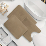 3tk Eriti Paks Memory Foam Vannimatt Komplekt - Kiirelt Imav, Libisemiskindel, Masinpestav, Pehme Ja Mugav., Kupranugaris