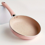 Mini Praepannide Komplekt &Uuml;he Portsjoni Jaoks - N&otilde;udepesukindlad Kleepumisvastased Alumiinium Pannid, Kahekordne Komplekt (13.97 cm ja 16.51 cm)., Rožinis