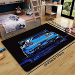 1tk, Loominguline Auto Muster K&auml;sn P&otilde;randamatt, Pehme Veekindel Libisemisvastane., 39,37 * 59,05 colio (100 * 150 cm)