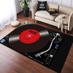 1tk, 3D Vin&uuml;&uuml;lmuusika Muster Vaip, Libisemiskindel Uksematt, 120 cm x 160 cm (47 x 63 colių)