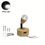P&ouml;&ouml;rlev LED Lugemislamp USB Laadijaga Matkasuvilale., 3W balta &scaron;viesa