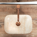 Pjedestaaliga Pesemisbassein Rea Belinda Mini Beige