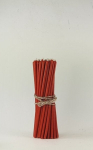 Mesilasvahast k&uuml;&uuml;nlad, v&auml;ikesed, punane, 45 tk, 0,6х18 cm