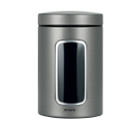 Brabantia s&auml;ilitusn&otilde;u aknaga 1,4L, plaatina hall