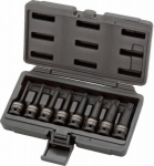 l&ouml;&ouml;kpadrun TORX kmpl 1/2 T30-T80 8-osa pikk