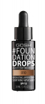GOSH #Foundation Drops meigitilgad 30 ml, Tan