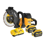 DEWALT. TERASE JA BETOONI L&Otilde;IKUR 54V 230mm DCS691X2 2x9.0Ah