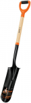 Kraavilabidas 15x61cm, puidust varrega, kahekomponente D-k&auml;epide, kogupikkus 112cm, Truper 17163