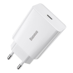 Baseus seinalaadija Speed Mini PD 20W 1x USB-C valge
