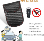 Autotarvikud, Faraday v&otilde;tmehoidja kott (2 tk) &ndash; signaali blokeeriv RFID-kaitsekott autov&otilde;tmete jaoks