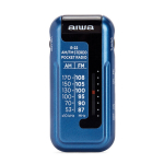 Raadio transistor - Aiwa - R22BL - Sinine - AM/FM - Mini portatiivne