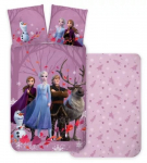 Disney Frozen Purple bērnu gultas veļas komplekts 100&times;135 cm, 40&times;60 c