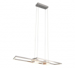 Trio Lighting ALBANY LED ripplamp, 37 W, mattnikkel, h&auml;mardatav puldiga