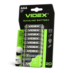 Patareid Videx AAA Alkaline, 1,5V, 1200mAh, 20 tk.