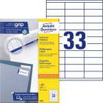 kleebisetikett AVERY Zweckform 70x25,4mm 33 lehel 100 lehte (3421)