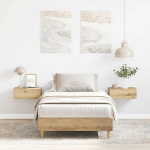 &uuml;heinimese voodi，t&auml;iskasvanu voodi，voodiraam ilma madratsita, k&auml;sit&ouml;&ouml;tamm 100x200 cm, tehispuit CFE8264057