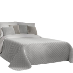 VELVI Dekoratiivne voodikate, suurus 220x240 cm, pastelne hall