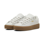 Naiste vabaajajalatsid Puma Nubuck Warm White, valge
