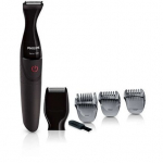 PHILIPS MG1100 / 16 Precision trimmer with 3 beard and mini razor clogs - battery operated