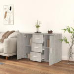 puhvetkapp，kummut，kapp, betoonhall, 91 x 29,5 x 65 cm, tehispuit CFE20550