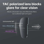 UV400 filtriga jalgrattaprillid, hallid