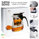 Teekann Samadoyo Premium klass, A12, Premium Quality Teapot, 600 ml